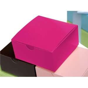   100 4x4x2 Cake Wedding Favors Boxes with Tuck Top