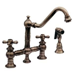  Vintage III Kitchen Bridge Faucet with Long Traditional Swivel Spout 