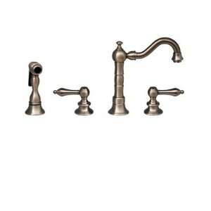 Vintage III Two Handle Widespread Bar Faucet with Swivel Spout, Lever 