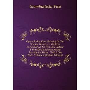   Note, Volume 2 (Italian Edition) Giambattista Vico  Books