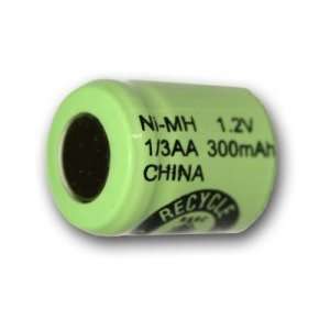   Size Rechargeable Battery 300mAh NiMH 1.2V Flat Top Cell Electronics