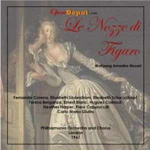 Le Nozze di Figaro Wolfgang Amadée Mozart Philharmonia Orchestra and 