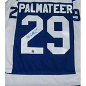 Mike Palmateer Memorabilia Signed Toronto Maple Leafs Authentic Pro 