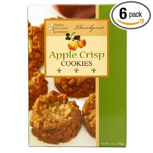Simply Indulgent Gourmet Apple Crisp Thumbprint Cookies, 7 Ounce Boxes 