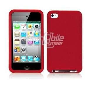 VMG Apple iPod Touch 4 4th Generation Skin Case Cover   Red Premium 1 