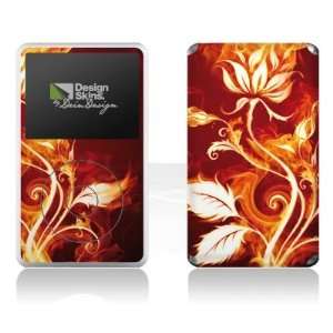 Design Skins for Apple iPod Classic 80/120/160GB   Burning Rose Design 
