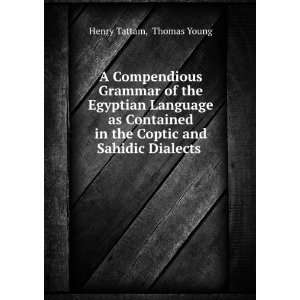  A Compendious Grammar of the Egyptian Language as 