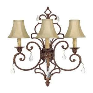 Capital Lighting 3433GU 419 CR Guilded Umber Vanity Fair Traditional 