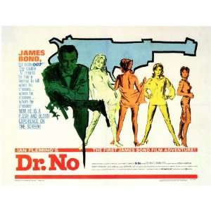 Dr. No Movie Poster (11 x 14 Inches   28cm x 36cm) (1962) Style B 