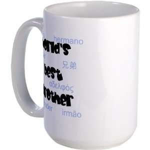  Worlds Best Brother Family Large Mug by  