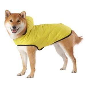  Weather Master Quilted Yellow Rain Cape for Dogs Pet 