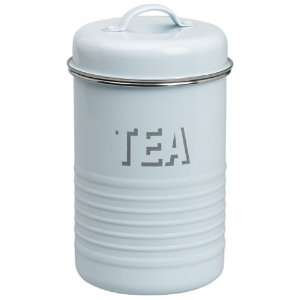  Typhoon Vintage Kitchen Tea Caddy, Blue