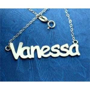   925 Silver Any Name Necklace Vanessa Style 