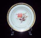 American Limoges China   Saucer   Vermillion Rose