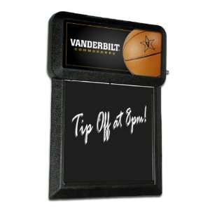 Vanderbilt Commodores Team Menu Board   Basketball Design