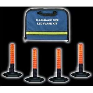  Flashback Five™ LED Flare Kit (Red/Blue) 4 Pack (Sold in 