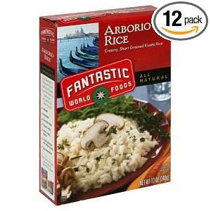 Fantastic World Foods Arborio Rice, 12 Ounces (Pack of 12)  