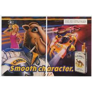  1989 Camel Cigarette Race Car Driver Joe Camel Smooth 