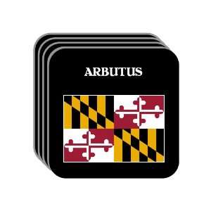 US State Flag   ARBUTUS, Maryland (MD) Set of 4 Mini Mousepad Coasters