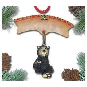  Personalized Bear Christmas Ornament   Littlefoot Bear 