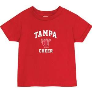    Tampa Spartans Red Baby Cheer Arch T Shirt