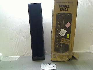 BIC America Venturi DV64 2 Way Tower Speaker, Black (Single)  