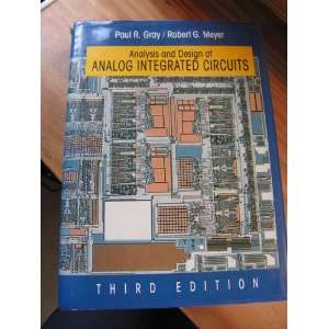  Analysis and Design of Analog Integrated Circuits Paul R 