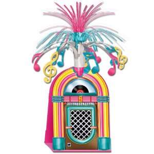   Party By Beistle Company 1950s Jukebox Centerpiece 
