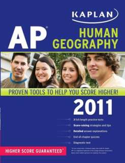   Human Geography 2011 by Kelly Swanson, Kaplan Publishing  Paperback