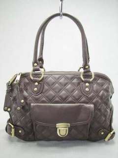 Brown Designer Venetia Faux Leather Handbag Purse Bag  