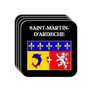 Rhone Alpes   SAINT MARTIN DARDECHE Set of 4 Mini Mousepad Coasters