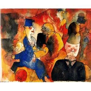   Reproduction   George Grosz   24 x 20 inches   Café 1