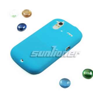   Silicone Case Skin Cover for HTC Amaze 4G (in sky blue color)  