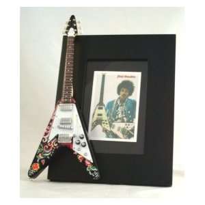  Jimi Hendrix/No.2 V Shaped Guitar Photo Frame 4x6