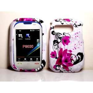 Purple Rose Design Snap on Hard Skin Shell Protector Faceplate Cover 