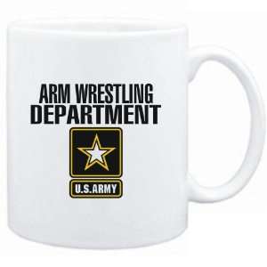  Mug White  Arm Wrestling DEPARTMENT / U.S. ARMY  Sports 