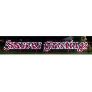  Holiday Lights Commercial Seasons Greetings Script Sign 