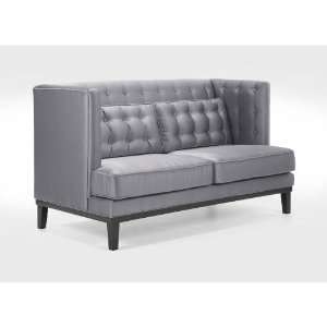 Armen Living LC10062SIL Noho Loveseat in Silver LC10062SIL 