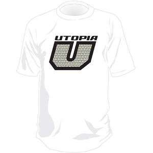  Utopia Optics Chainlink T Shirt   Medium/White Automotive
