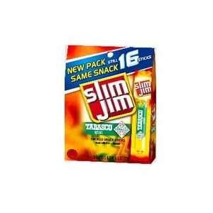 Slim Jim Tabasco Spiced Snack Pack 16 Sticks 0.28oz. Per Stick
