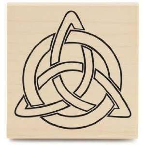  Trinity Symbol Wood Mounted Rubber Stamp Arts, Crafts 