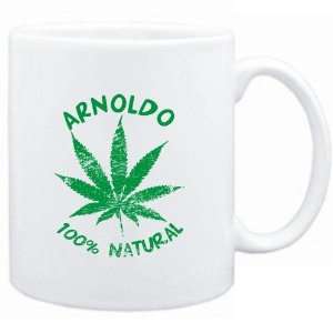  Mug White  Arnoldo 100% Natural  Male Names Sports 