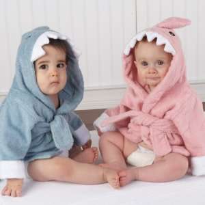  Shark Robe (Pink or Blue), Baby 0   6 months 
