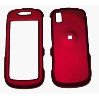  Red Rubberized Case Cover Protective SNAP ON for Sprint 