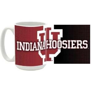 IU Basketball 15 oz Dye Sublimation Ceramic Coffee Mug Indiana 