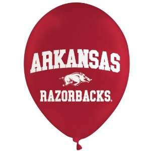   Arkansas Razorbacks Latex Balloons (10) Party Supplies Toys & Games