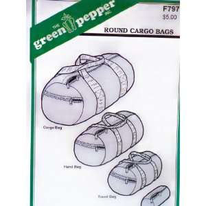  1997 Green Pepper Sewing Pattern F797. Round Cargo Bags, 4 