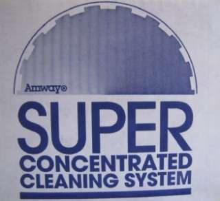 Amway Super Concentrated Cleaning System Zoom/LOC/See  