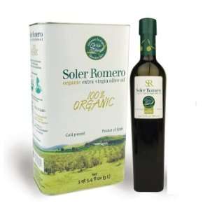 Soler Romero Extra Virgin Spanish Olive Oil, USDA Organic