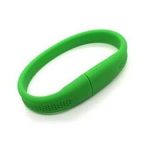  8GB Wrist Band USB 2.0 Flash Drive (Green) Electronics
